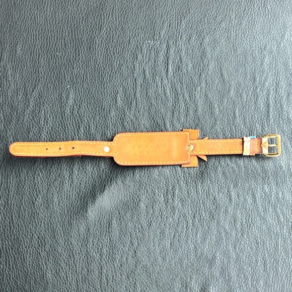 Louis Vuitton Vintage Multicolor Leather Address Bracelet - Picture 6 of 11